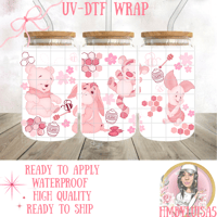Image 1 of Best Friends Pooh & Piglet UVDTF cup wrap 