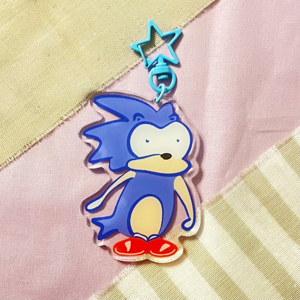 Image of Silly Sonic Keychain
