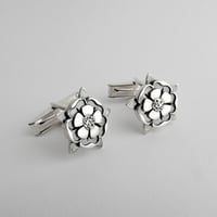 Image 2 of Yorkshire Rose Cufflinks