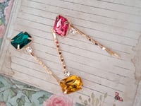 Image 4 of Fun and Colorful Gems Bobby Pins Set of 3