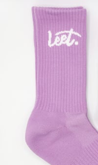 Image 2 of Summer Hues Purple Sports Sock - 1 Pack