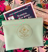 Image 2 of Mahjong Purse (mint green)