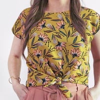 Image 2 of Golden Flora Blouse