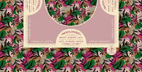 Image 4 of Mahjong Tablecloth Instructional and Decorative (Magenta Bloom Design)