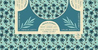 Image 4 of Mahjong Tablecloth Instructional and Decorative (Retro Indigo Design)