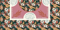 Image 4 of Mahjong Tablecloth Instructional and Decorative (Navy &amp; Pink)
