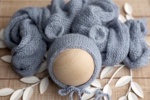 Image of Baby Bear Set - white/beige/blue