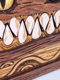Image 3 of Custom Wooden Mimic Chest | Dice Box & Collector's Treasure