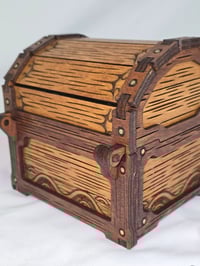 Image 5 of Custom Wooden Mimic Chest | Dice Box & Collector's Treasure