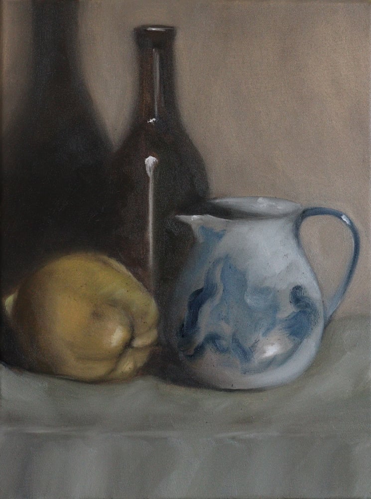 Image of Coing, bouteille et pichet