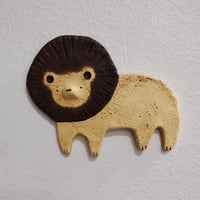 Image 3 of Tiikeri, leijona ja leopardi savityö