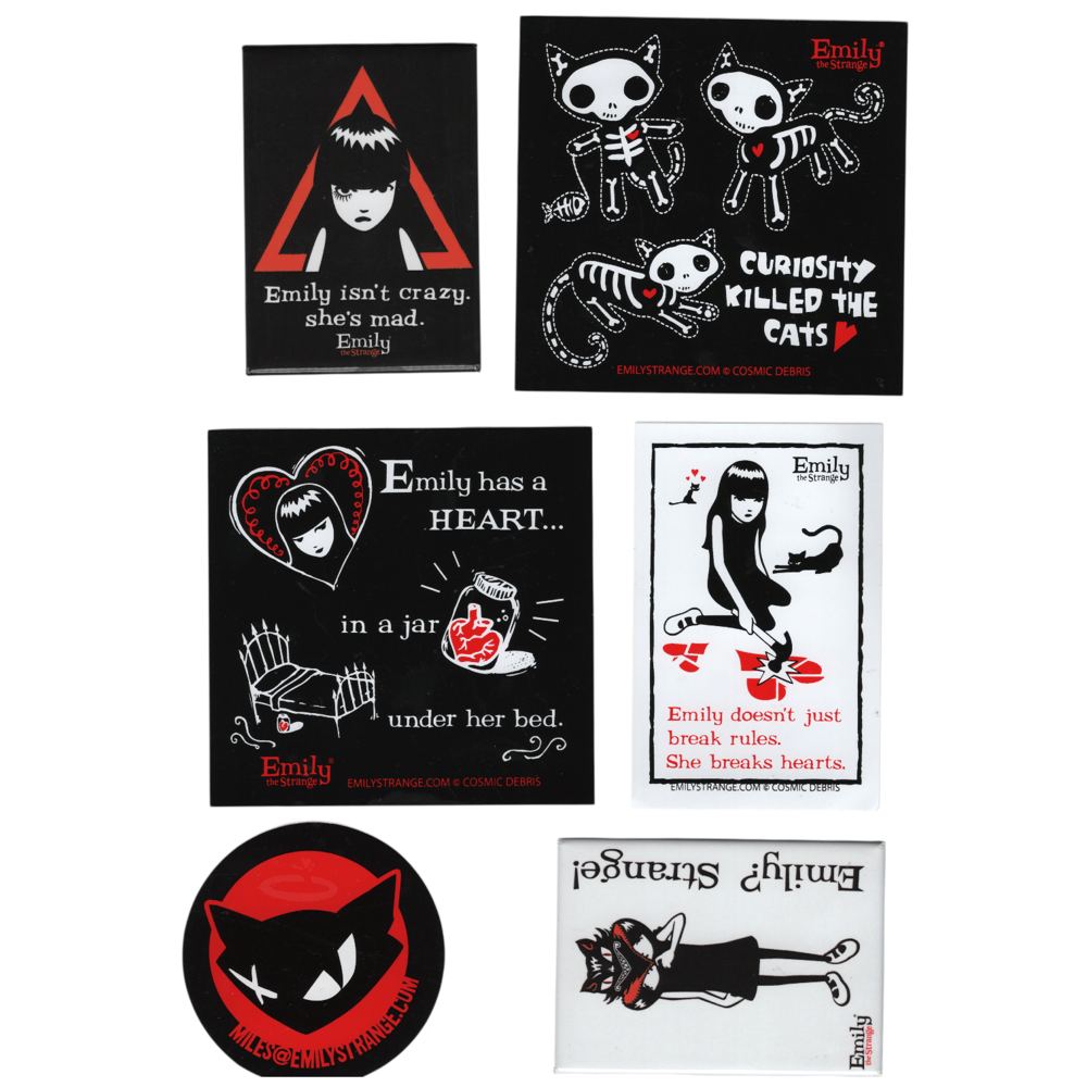 emily the strange stickers