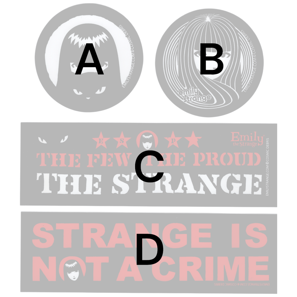 emily the strange stickers