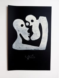 OÙ VA LE MONDE ? (White Ink on Black Paper)