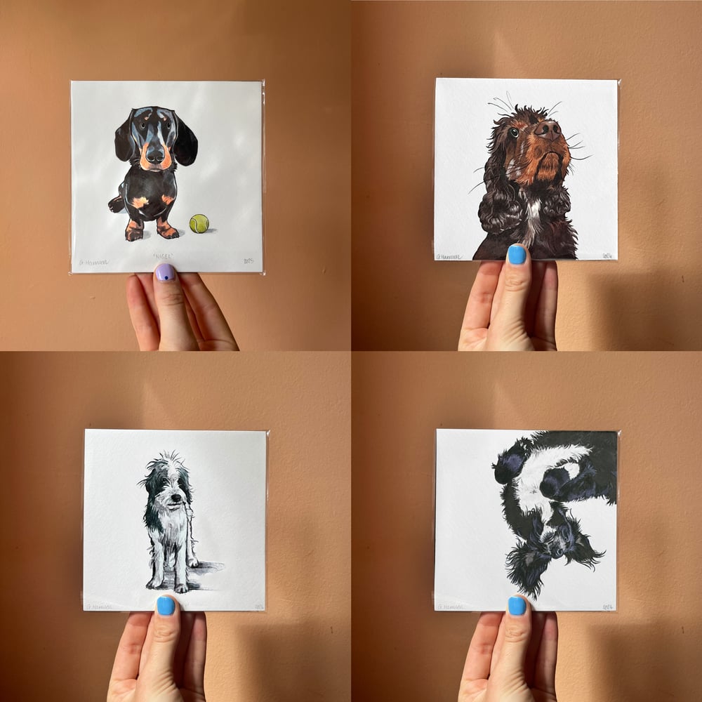 Image of animal mini-print series