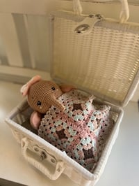 Image 3 of Baby Elephant with Suitcase and Granny’s Blanket