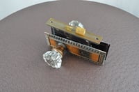 Image 2 of Skeleton Key Lockset with Glass Door Knobs, #902