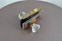 Image 3 of Skeleton Key Lockset with Glass Door Knobs, #902