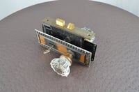 Image 1 of Skeleton Key Lockset with Glass Door Knobs, #902