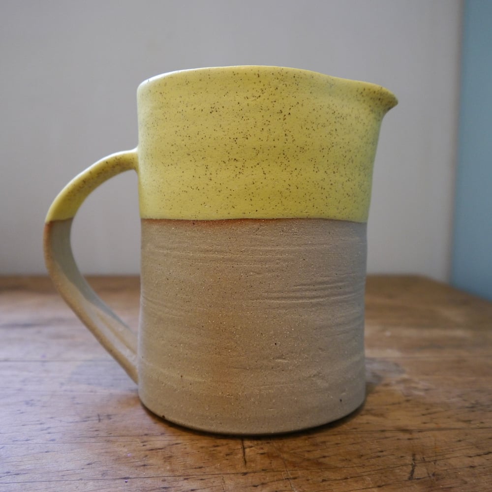 Image of Custard yellow jug