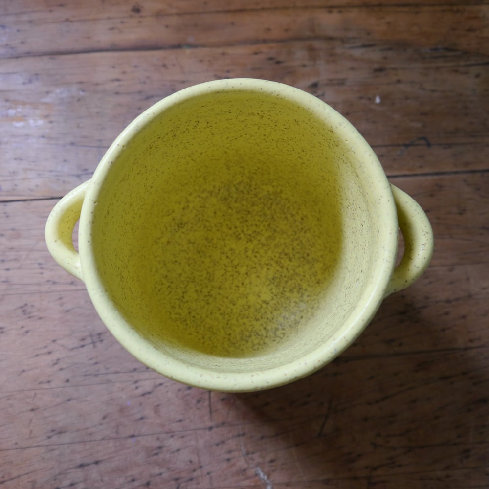 Image of Utensil holder in custard yellow