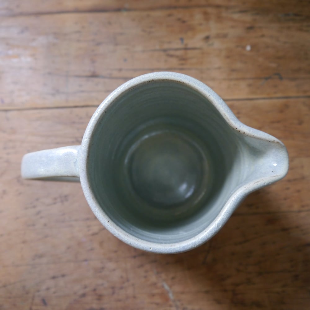 Image of Frosted blue jug