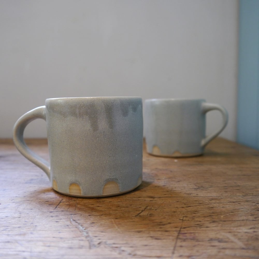 Image of Cups in frosted blue