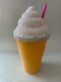 Image 1 of Icy Cream Cone – Luxe Rhinestone Tumbler