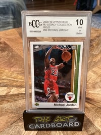 Image 1 of 2009 UPPER DECK JORDAN LEGACY GOLD #99 MICHAEL JORDAN BCCG 10