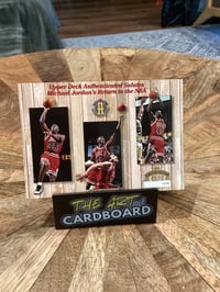 Image 1 of 1995 UD Michael Jordan JUMBO /45000 Return to the NBA - Rare Unnumbered 