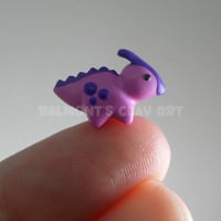Image 2 of Lavender "Kawaii" mini Parasaurolophus