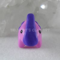 Image 4 of Lavender "Kawaii" mini Parasaurolophus
