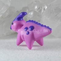 Image 3 of Lavender mini Parasaurolophus