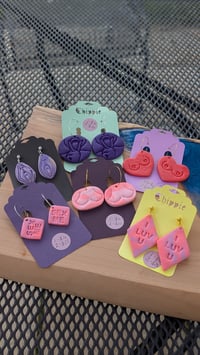 Image 4 of Kinky Clay Earrings 