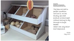 Image of Vegetable Bins "The Market" Style 