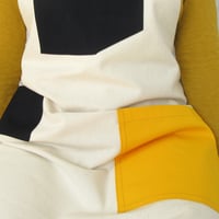 Image 10 of Printmakers Crossback Apron with Adjustable Straps, 3 Pockets. Womens, Mens. Blue Canvas, No24