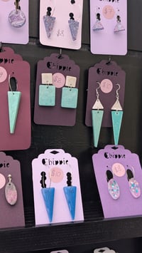 Image 14 of Queer JULY colors epoxy earrings