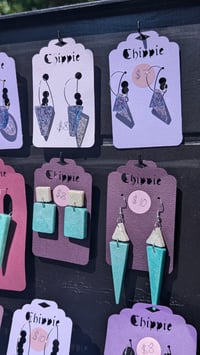 Image 4 of Queer JULY colors epoxy earrings