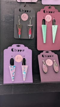 Image 12 of Queer JULY colors epoxy earrings