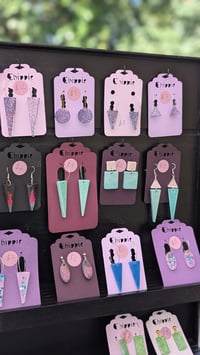 Image 11 of Queer JULY colors epoxy earrings