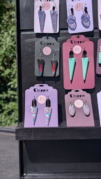 Image 5 of Queer JULY colors epoxy earrings