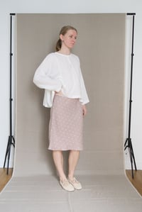 Image 1 of SLIP skirt polka dots