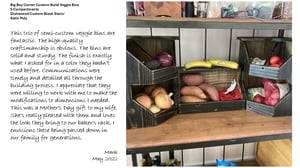 Image of Vegetable Bins "The Market" Style 