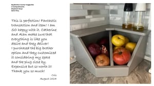 Image of Vegetable Bins "The Market" Style 