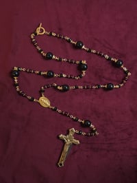 Image 1 of Todd Knife Rosary Gold