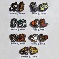 Image 5 of (PRE-ORDER!) TINY WARRIORS - Mini Hard Enamel Pins