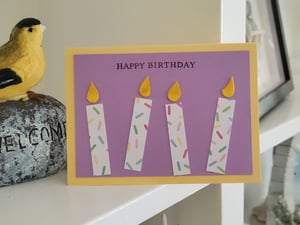 Image of Confetti Birthday Candles