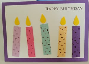 Image of Confetti Birthday Candles