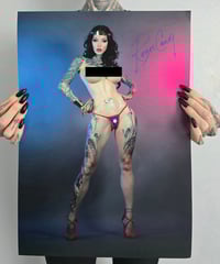 WONDER WOMAN 12"x18" signed nsfw poster