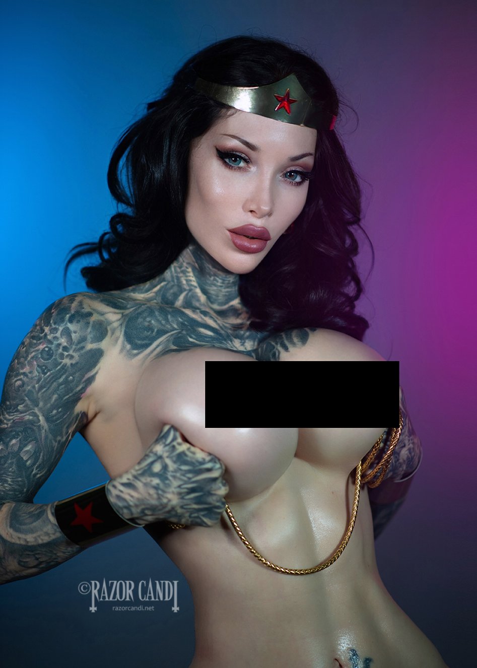WONDER WOMAN 5x7inch signed NSFW print